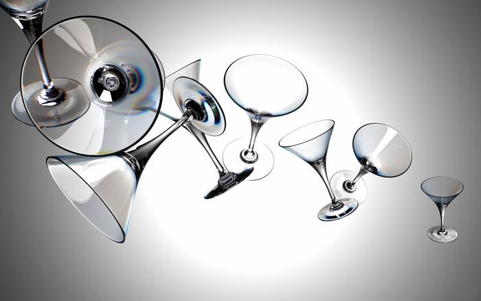 3d-wineglass-001 - Glass Wallpapers