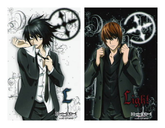 L and Light - Death Note