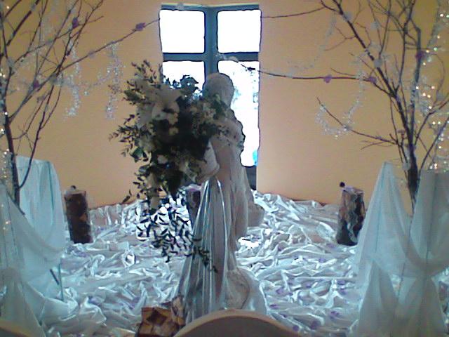 decoratiune ALB+ARGINTIU - Decoratiuni - NUNTII