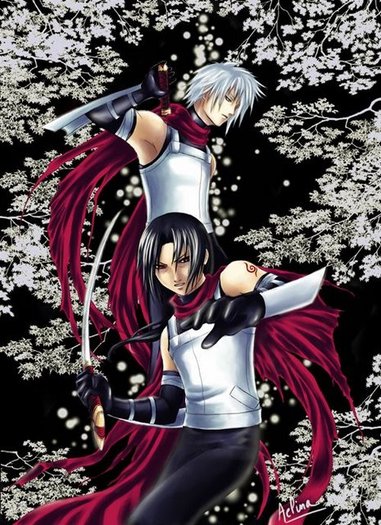 Itachi_and_Kakashi_by_EErieFaery - CAT DE MULT IUBESC EU NARUTO