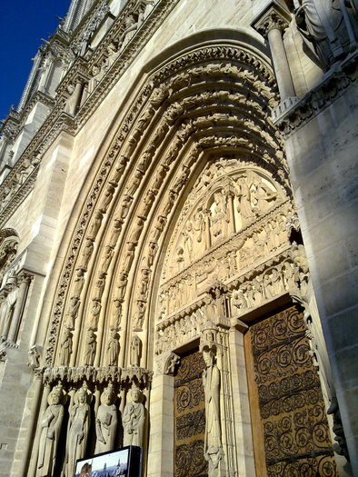 detaliu Notre Dame - 2009 -  Paris