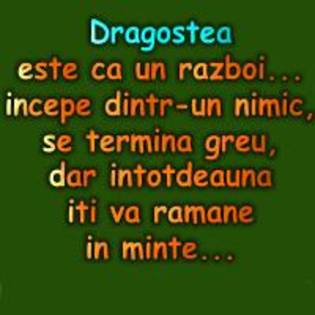 dragostea