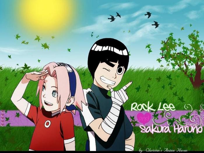 sakura-and-rock-lee - multe