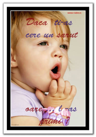 daca te-asi cere un sarut oare la-si primi - avatare