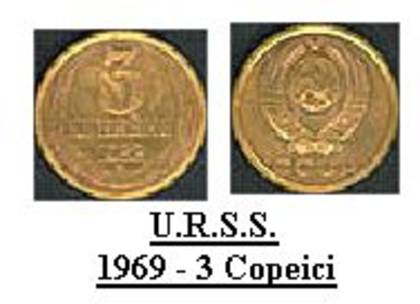 urss - 1969 - 3 copeici - banii