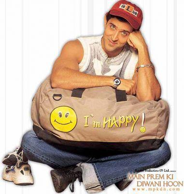 hrithik_roshan (125); Actor indian ce a devenit peste noapte un super star, din cauza filmului de succes "Kaho Naa... Pyaa
