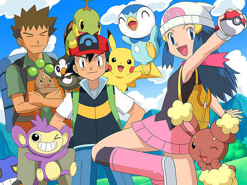 Ash-Brock-Dawn-and-Pokemon-pokemon-5024691-500-375 - Diverse poze
