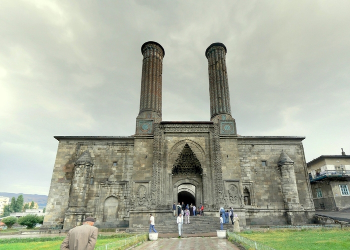 Cifte Minareli Madrassah in Erzurum - Turkey - Islamic Architecture Around the World