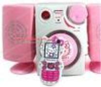 telefon si boxe - accesorii hello kitty