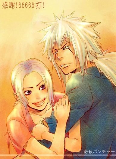 jiraiya and tsunade(young)