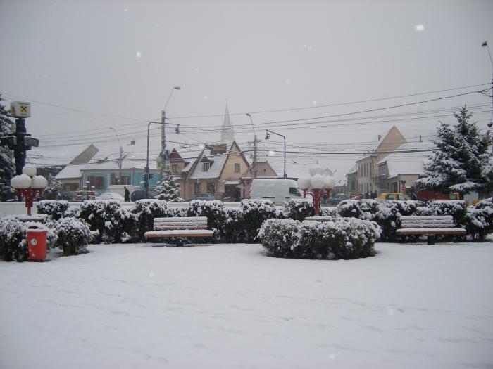 Iarna la Medias-Centrul administrativ