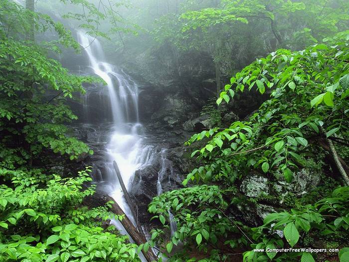 Wallpapers - Nature 9 - Lower_Doyles_River_Falls,_Shenandoah_National_Park,_Virginia - Very Beautiful Nature Scenes