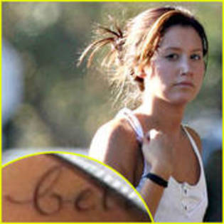 YLGZSHVBDLSYJHUXRQC - ASHLEY TISDALE GETS A TATOO