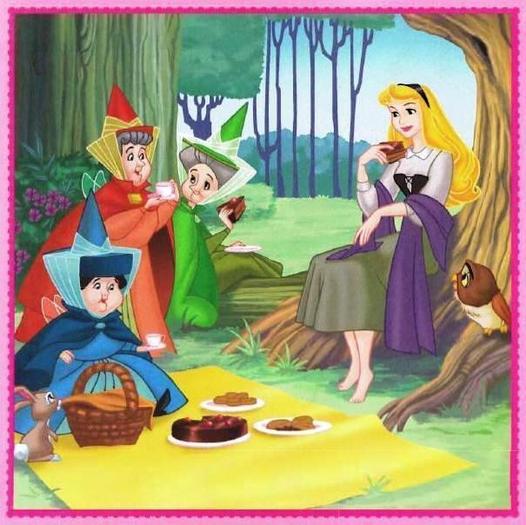 Aurora la pignic - Minunatele printese Disney