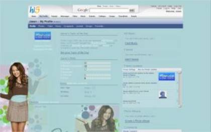 miley cyrus hi5 - fanmiley
