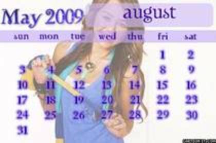 UMWLPWRUMTIUPARKAME - Calendare cu Miley Cyrus