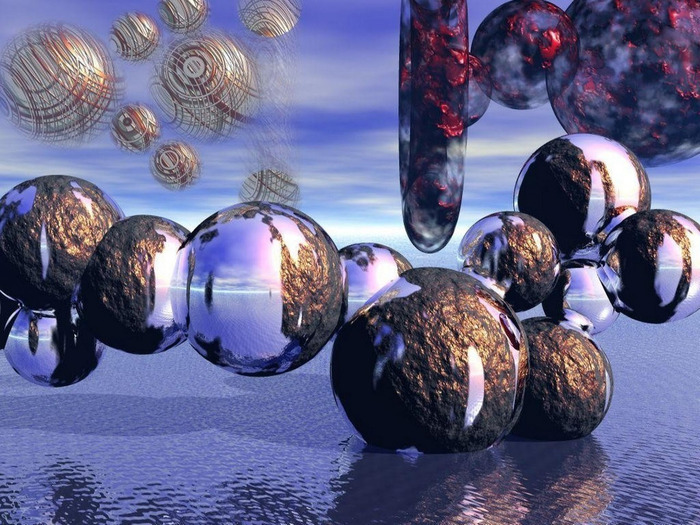 Sphere_Town-0352  Future  Art - Abstract 3D Wallpapers 2009