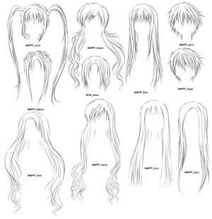 Anime_hairs_brushes_2_by_OrexChan