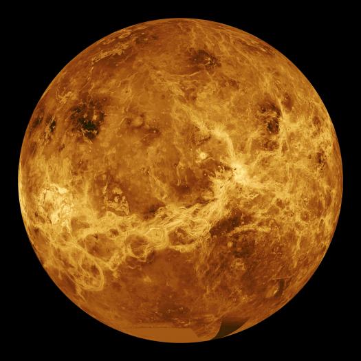 Venus_globe - Sistemul Solar