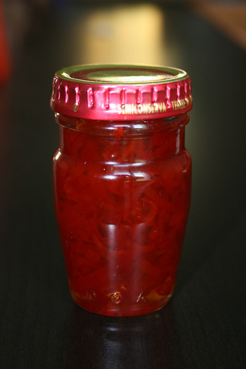 Hot chili peppers jam