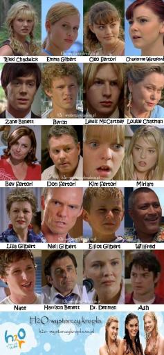 personajele - h2o just add water