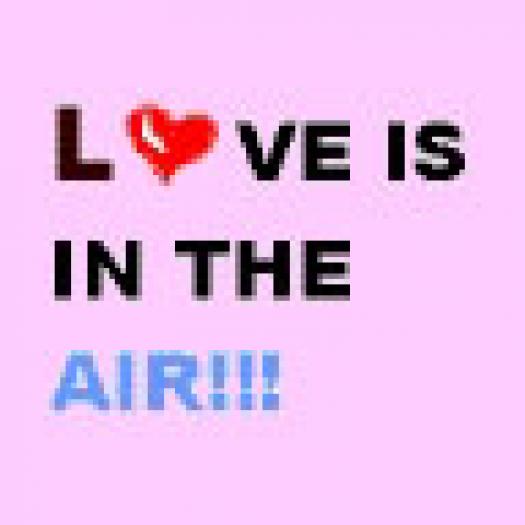 love is in the air - avatare cu scris super