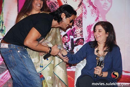 Arjun si directoarea filmului Farah Khan