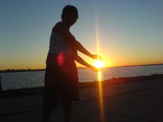 soarele in mainile mele