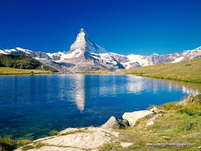 Wallpapers - Nature 9 - Matterhorn,_Stellisee,_Valais,_Switzerland