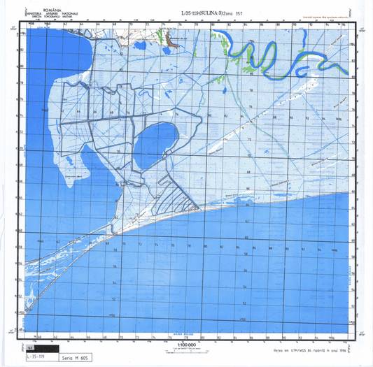 L-35-119 - Harta militara detaliata a Romaniei