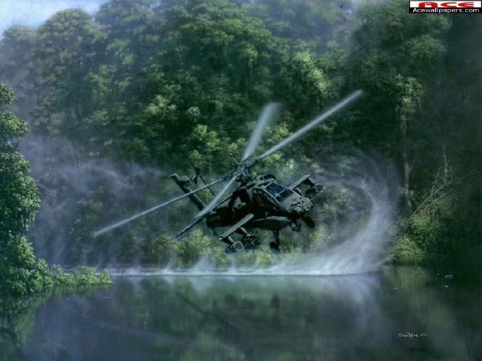 AH-64 - imagini filmul james bond 007