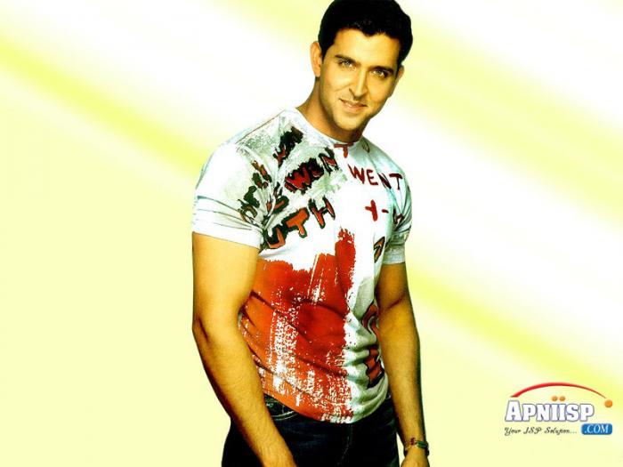 hrithik_roshan (26); Actor indian ce a devenit peste noapte un super star, din cauza filmului de succes "Kaho Naa... Pyaa
