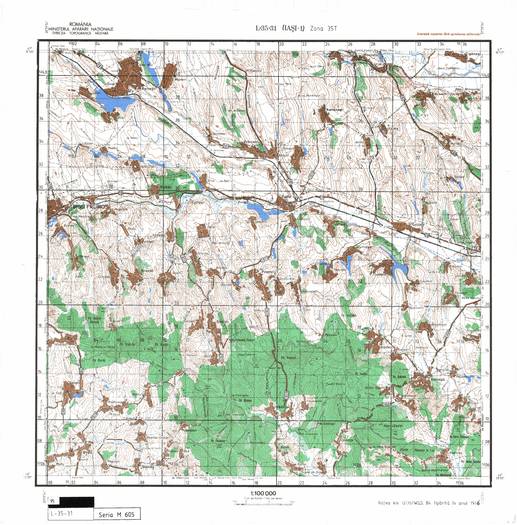 L-35-31 - Harta militara detaliata a Romaniei