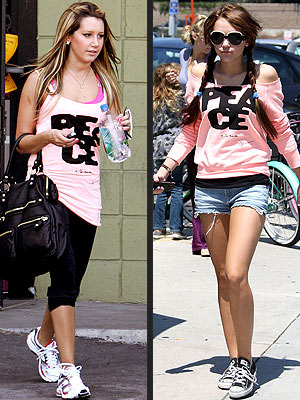 ashley-vs-miley - vedete imbracate asemanator