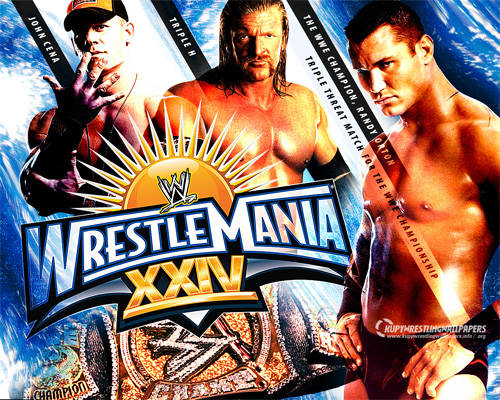 orton-cena-hhh-wrestlemania24-wallpaper-preview - Wrestling photos