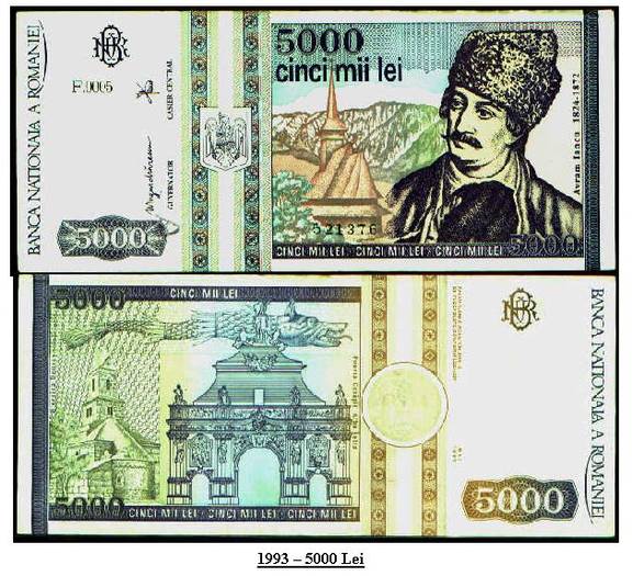 1993 - 5000 lei (b)