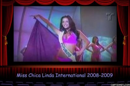 Chica Linda International - Catalina-Miss Chica Linda International 2008-2009