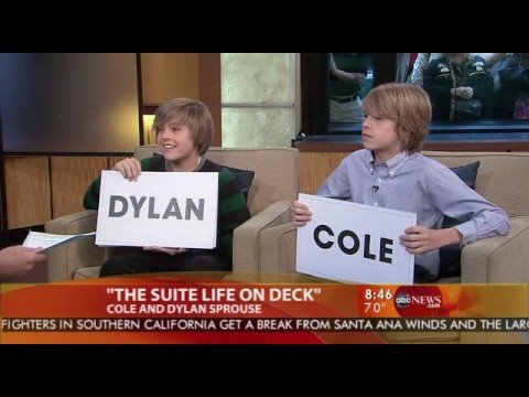 Dylan and Cole interview - Dylan and Cole Sprouse at events
