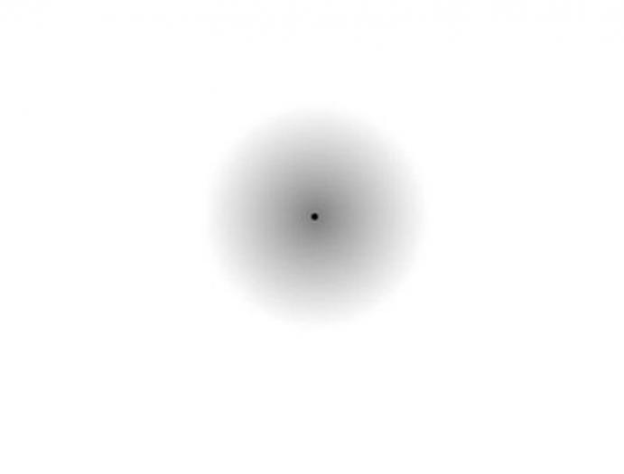 uitate atent la punctul din mijloc,vei observa ca griul o sa dispara incet ,incet - iluzi optice