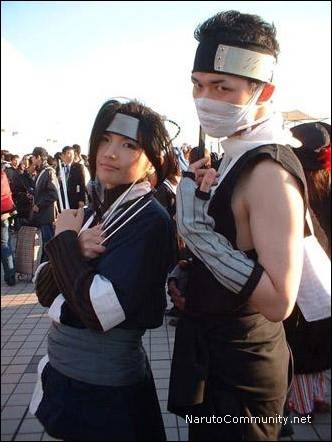 haku and zabuza cosplay - toti din naruto cosplay