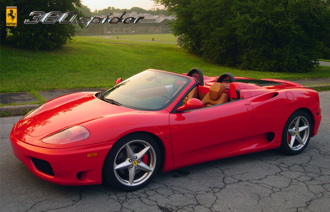 Ferrari 360 Spider(nu vezi ce frumos sunt?)