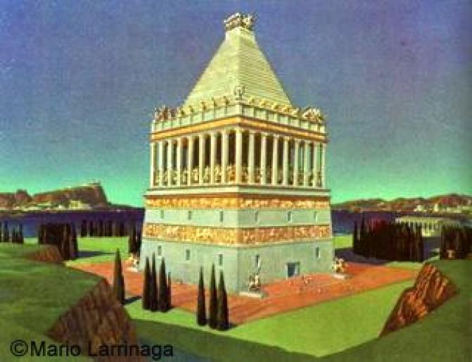 mausoleu - cele 7 minuni ale lumii antice