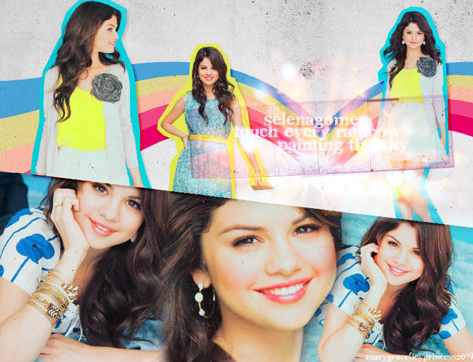 editsellyrainbowmgmg1 - Selena Gomez