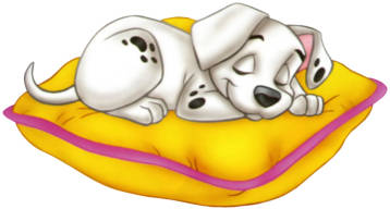 Disney-101-Dalmation-sleeping-pillow - 101 Dalmatieni