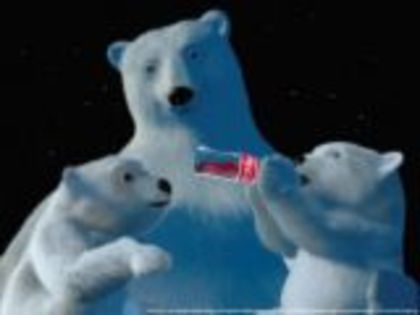 un urs polar bea coca cola - COCA COLA