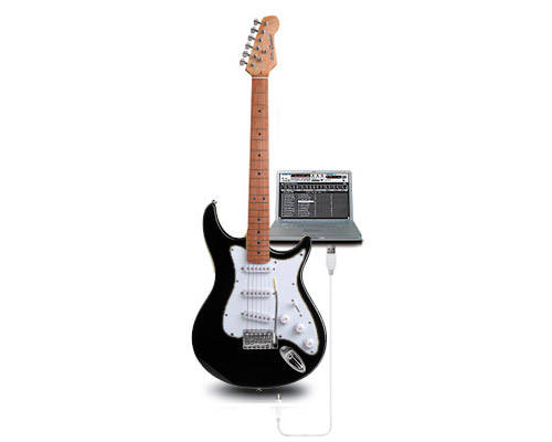 Chitara electrica USB, neagra Behringer IAXE624BK