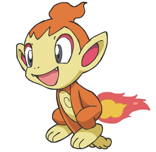 Chimchar alergand. - Chimchar