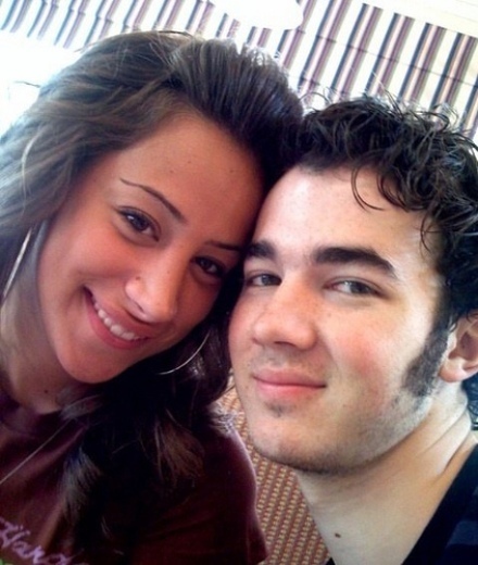 kevin-jonas-danielle-deleasa-engaged - Kevin and his wife Danielle Jonas