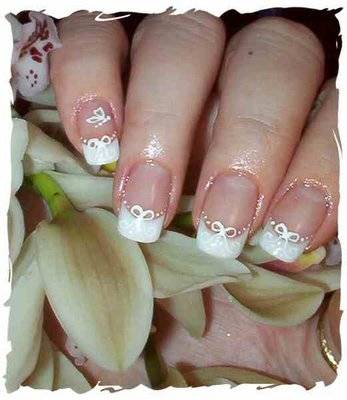 wedding-nail-art-bows-and-butterfly - unGHIi