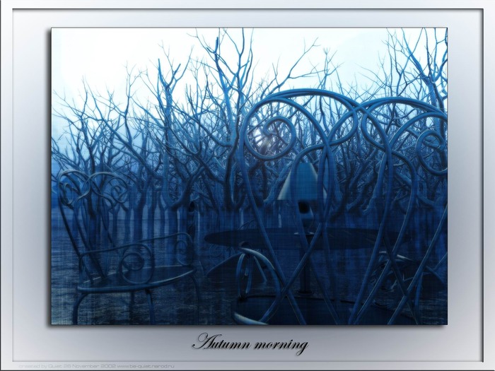 autumn morning